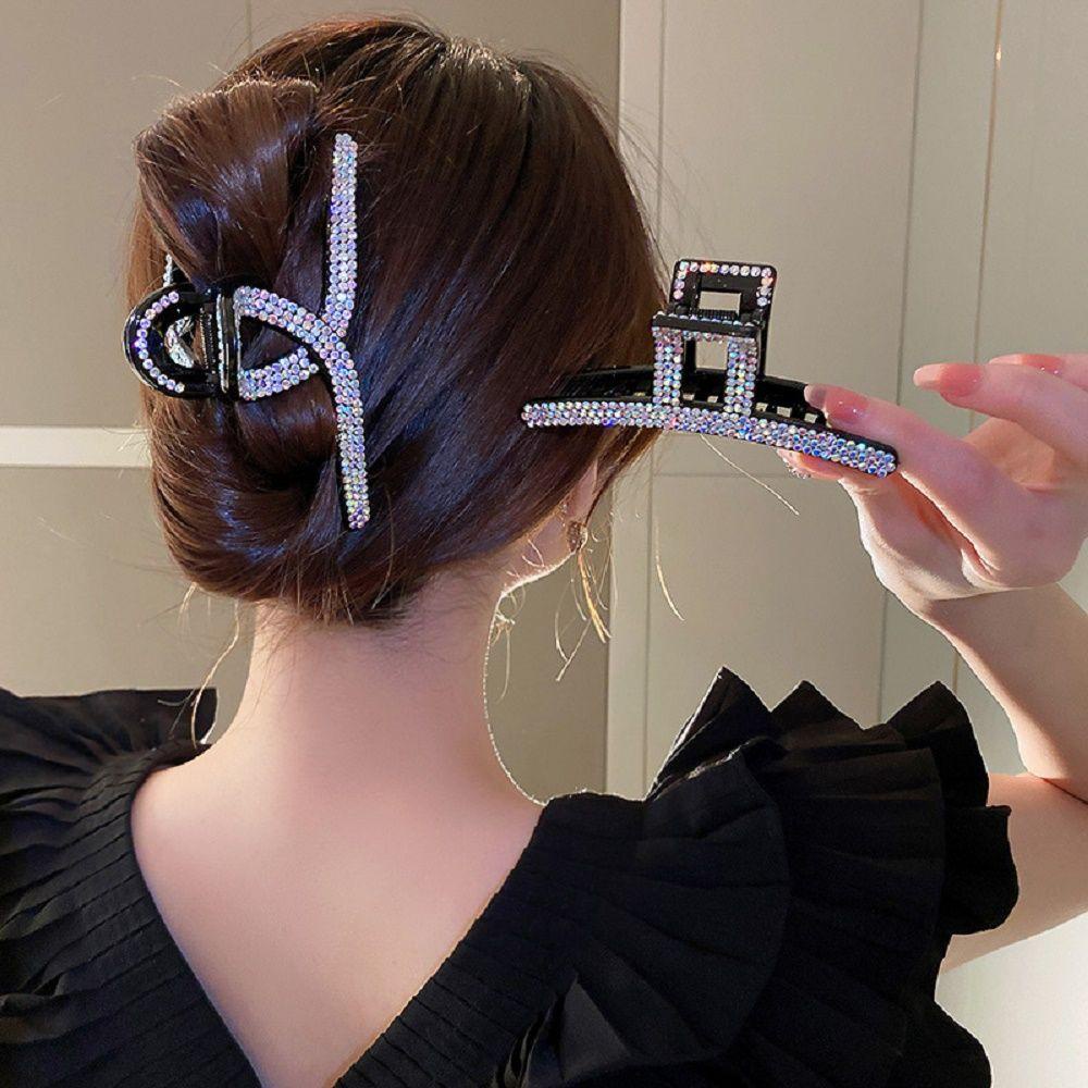 Kẹp Tóc Càng Cua Kiểu Dáng Thanh Lịch Cho Nữ WMES15H|Giá Đỡ Đuôi Ngựa Bằng Acrylic Tiện Dụng