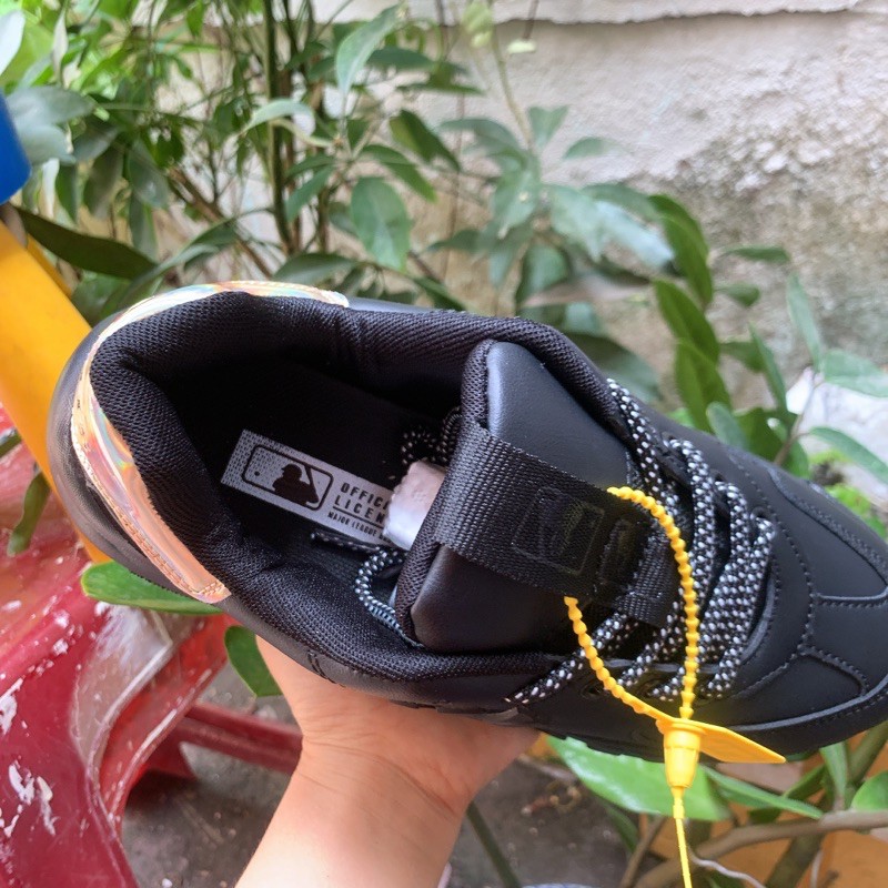 Giày thể thao đế tăng chiều cao NY- đen full nam nữ chuẩn | BigBuy360 - bigbuy360.vn