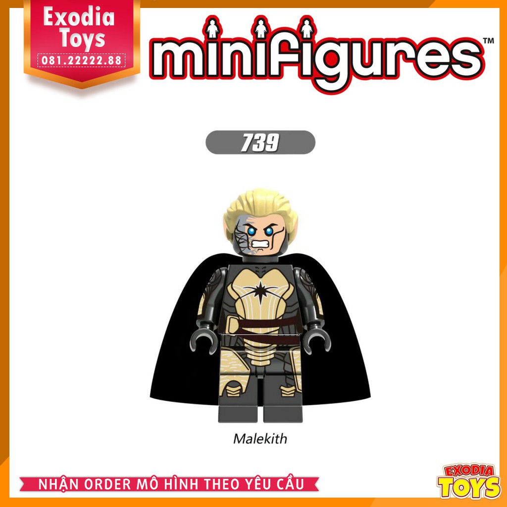 Xếp hình minifigure siêu anh hùng Marvel Thần Sấm : Thor 2 The Dark World - Đồ Chơi Lắp Ghép Sáng Tạo - X0176