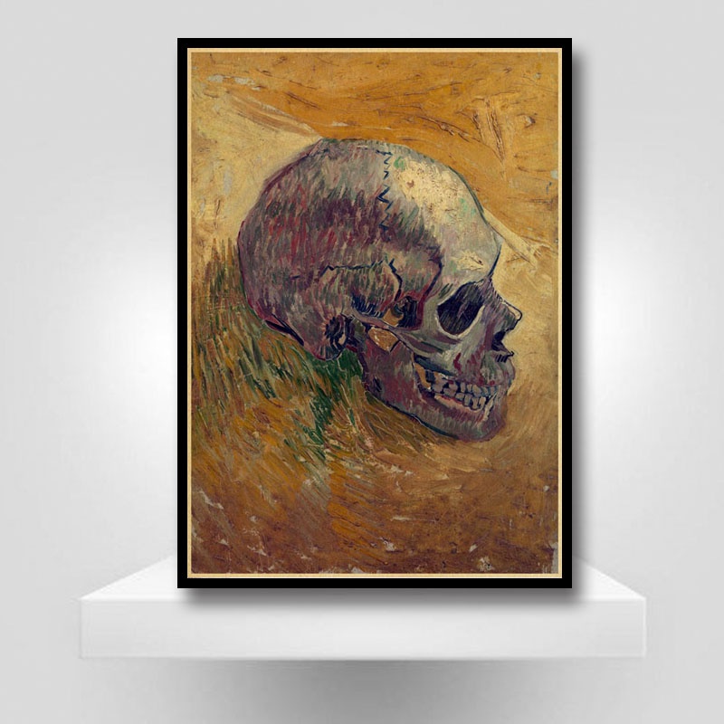 Tranh Treo Tường Bằng Giấy kraft In Họa Tiết van gogh Cổ Điển Trang Trí Nhà Cửa / Quán bar / Phòng Khách