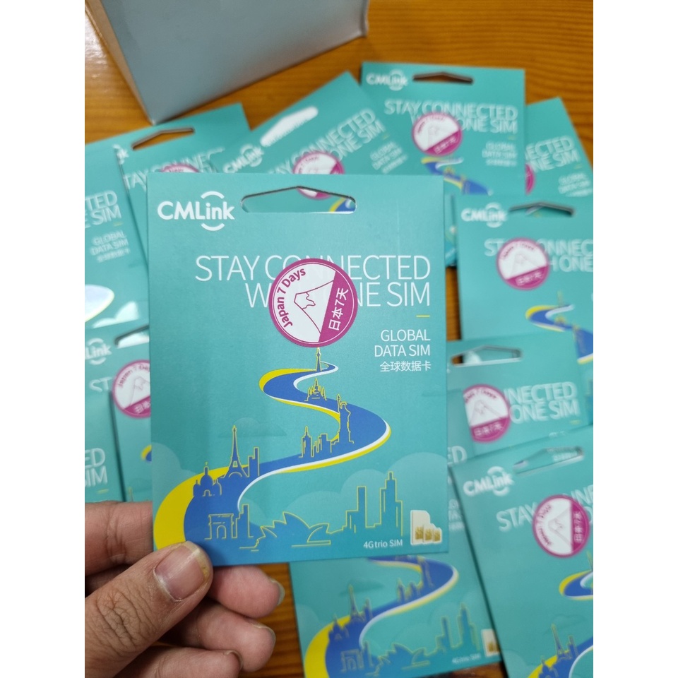 Sim Nhật Bản, sim 4G du lịch Nhật Bản 5D, 7D, 8D, 30D