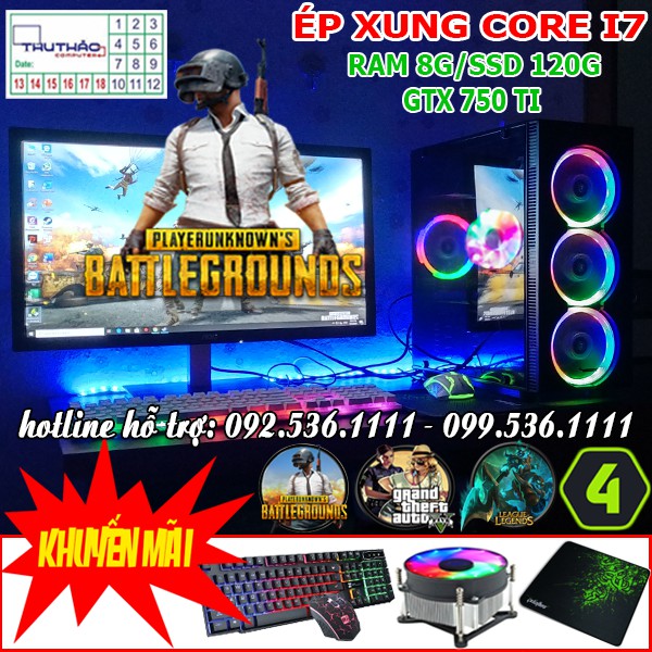 BỘ MÁY TÍNH BÀN CHƠI GAME LED 8G PUBG, PUBG MOBI, FIFA 4 | BigBuy360 - bigbuy360.vn