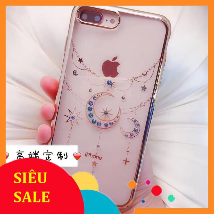 [Đồng giá 5K] Xả kho toàn bộ ốp dẻo trong đính đá thời trang IPhone 7/7plus, 8/8Plus