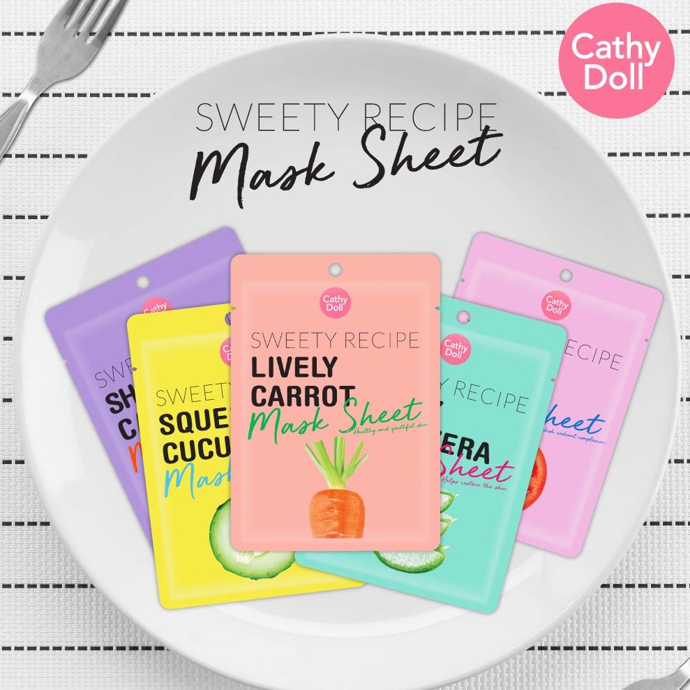 Mặt Nạ CATHY DOLL SWEETY RECIPE MASK 25G