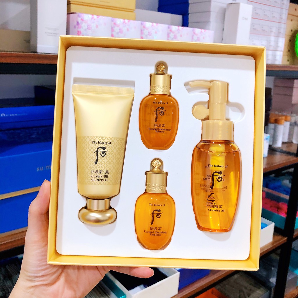 Kem nền BB Whoo vàng luxury che khuyết điểm, nâng tông sáng da | BigBuy360 - bigbuy360.vn