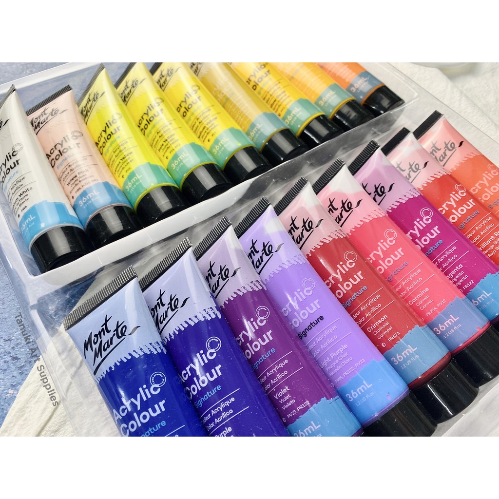 Set màu M.M Acrylic Colour Paint 36ml.