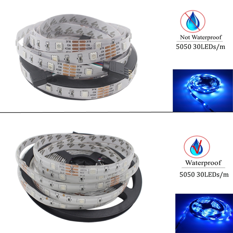 Dây đèn LED 2835 5050 USB RGB TV DC5V dài 1M/2M/3M/4M/5M dùng cho trang trí