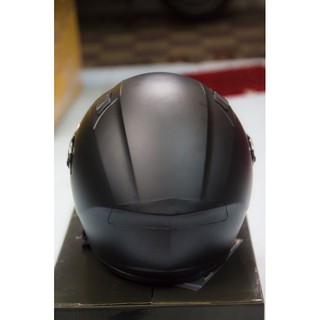 Mũ Bảo Hiềm Fullface Agu Đen Trơn