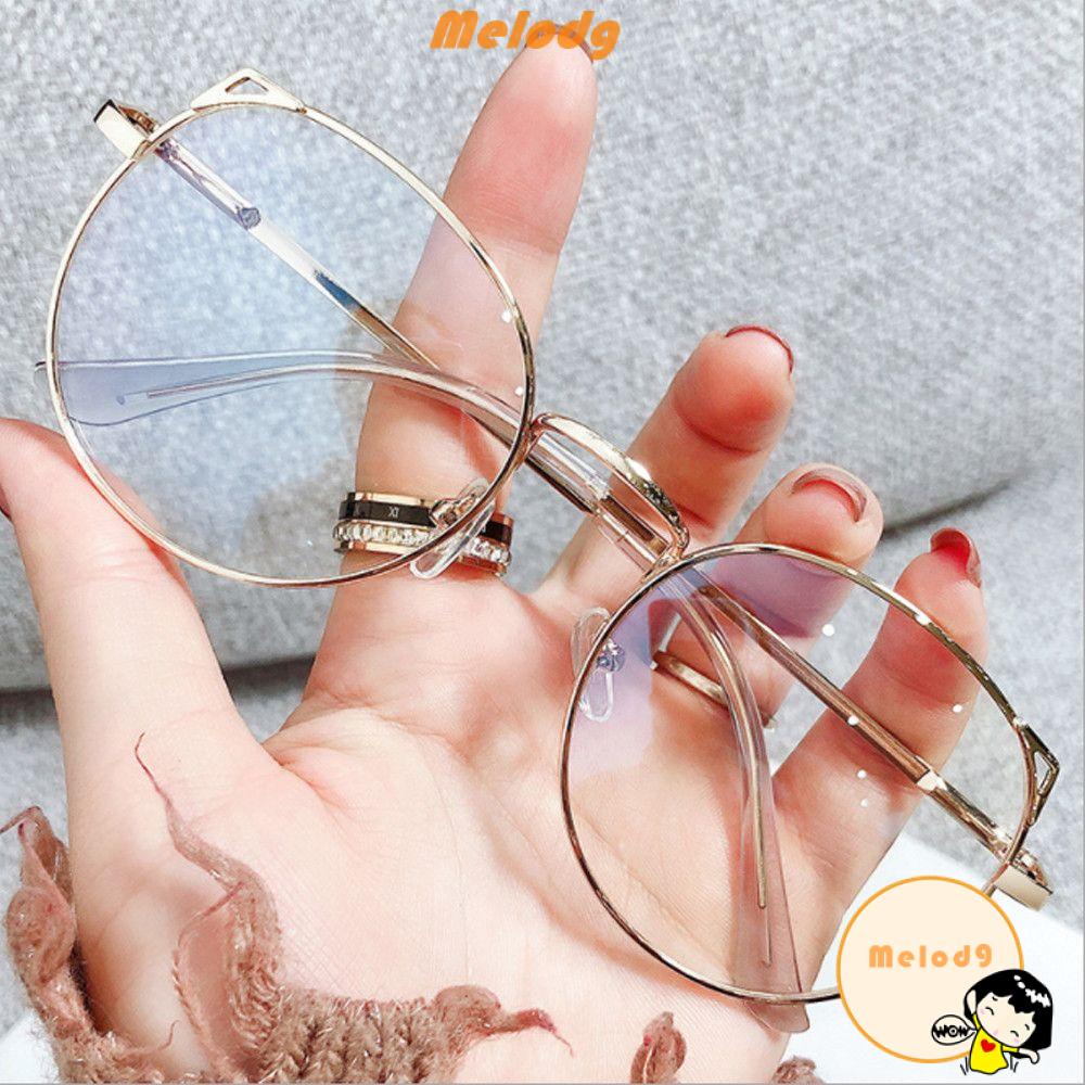 Mắt Kính Chống Ánh Sáng Xanh Gọng Siêu Nhẹ Hình Tai Mèo Dễ Thương Thời Trang Cho Nam Và Nữ