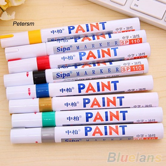Bút đánh dấu sơn sửa chữa vết xước chống thấm nước với 12 màu tùy chọn