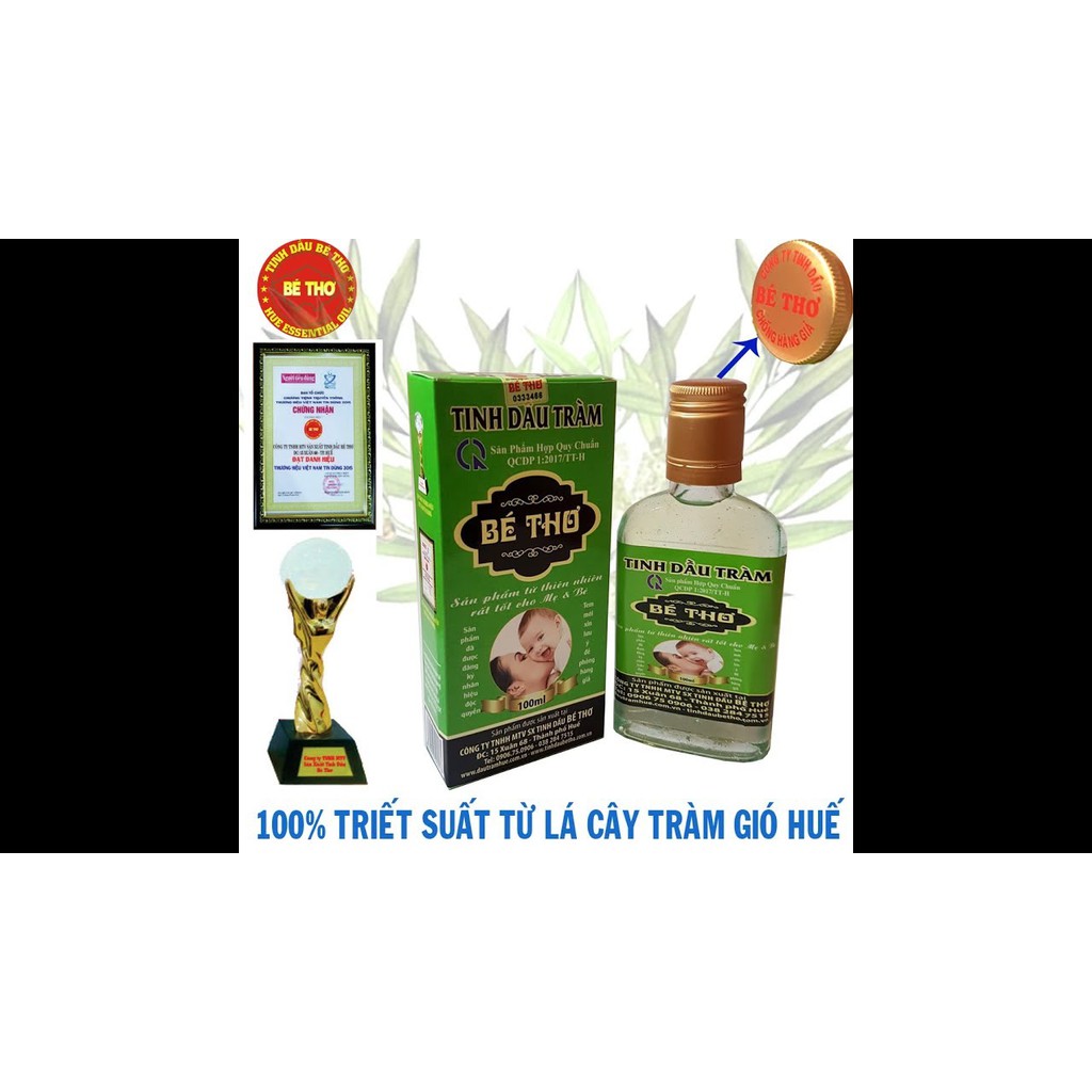 (bhav) Tinh Dầu Tràm Bé Thơ 50ml/100ml (Hàng Chính Hãng)