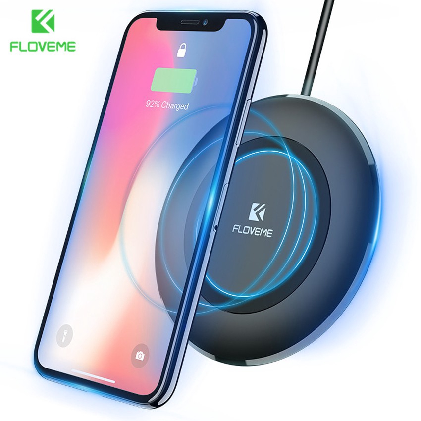 Bộ sạc không dây cho điện thoại iPhone X8 XR Samsung Galaxy S9 S8 Plus Note 8