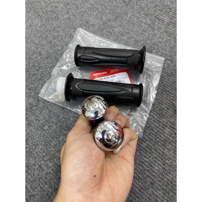 TAY NẮM SH MODE CHÍNH HÃNG HONDA và GÙ INOX DẦY gắn cho các dòng xe Dream, Wave ,Wave thái, Zx.