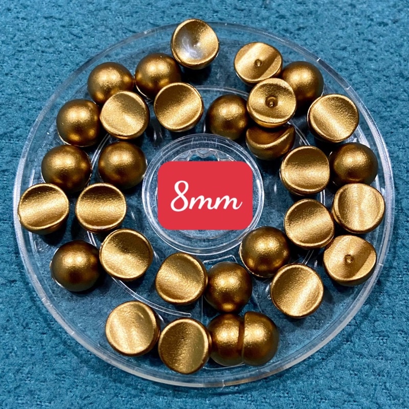 8mm Trai lõm loại đẹp dùng trang trí móng tay nail