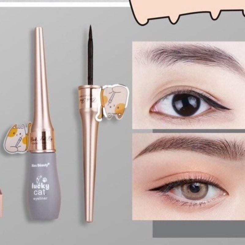 Kẻ Mắt Nước Kiss Beauty Lucky Cat Eyeliner | BigBuy360 - bigbuy360.vn