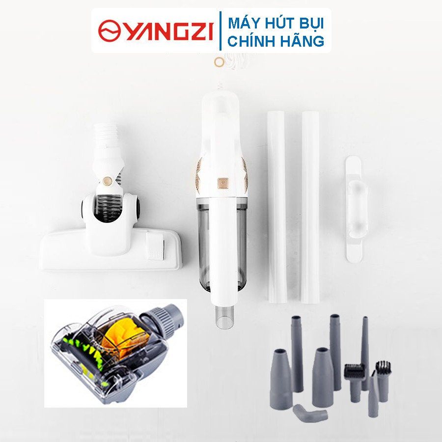 [YANGZI] Máy Hút Bụi Gia Đình Cầm Tay YANGZI XC77 Công Suất 600W Lực Hút 14000Pa Bảo Hành 12 Tháng [Bản Nâng Cấp]