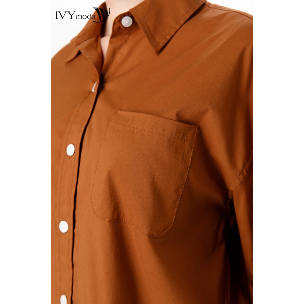 Áo sơ mi nữ cổ đức IVY moda MS 17B9171