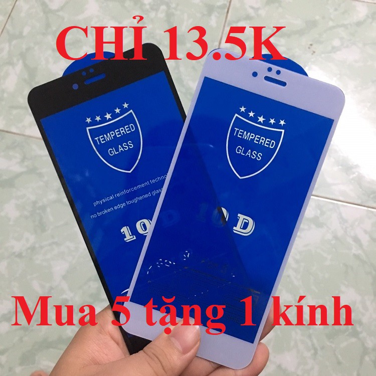 Miếng dán cường lực iphone 6 Plus 7 Plus 8 Plus X Xr Xs Max 11 pro max Full màn Chống vân