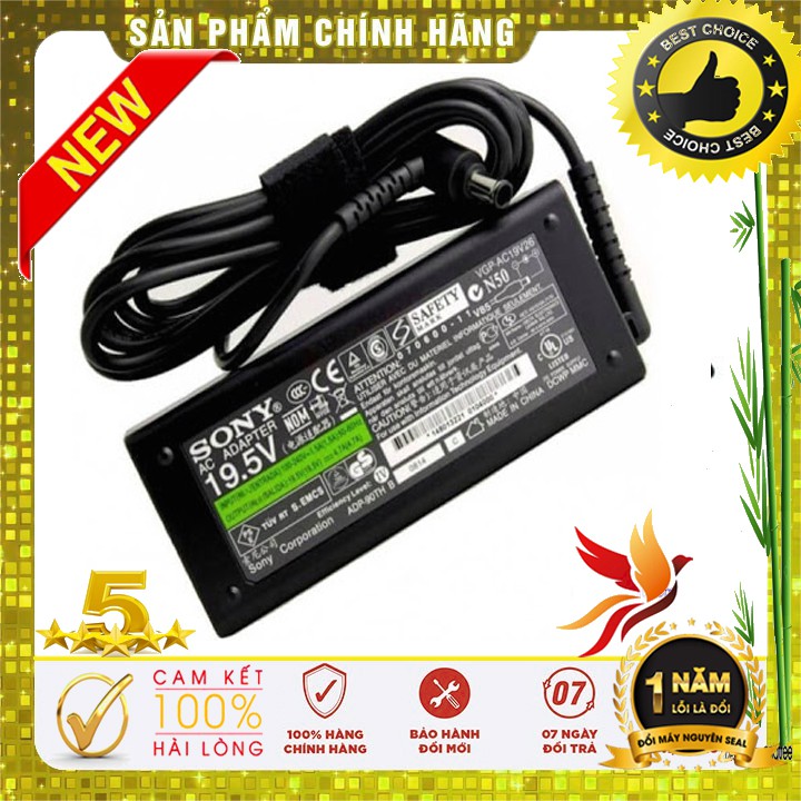 Sạc laptop SONY 19.5V - 3.9A (Tặng kèm dây nguồn)