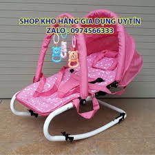 [NHẬP MKBXAKHO GIẢM 8%] Ghế Rung Ăn Bột màu xanh Cho Bé (Có Bảo Hiểm + Đồ Chơi + Mái Che + Điều Chỉnh)Zashop_shop