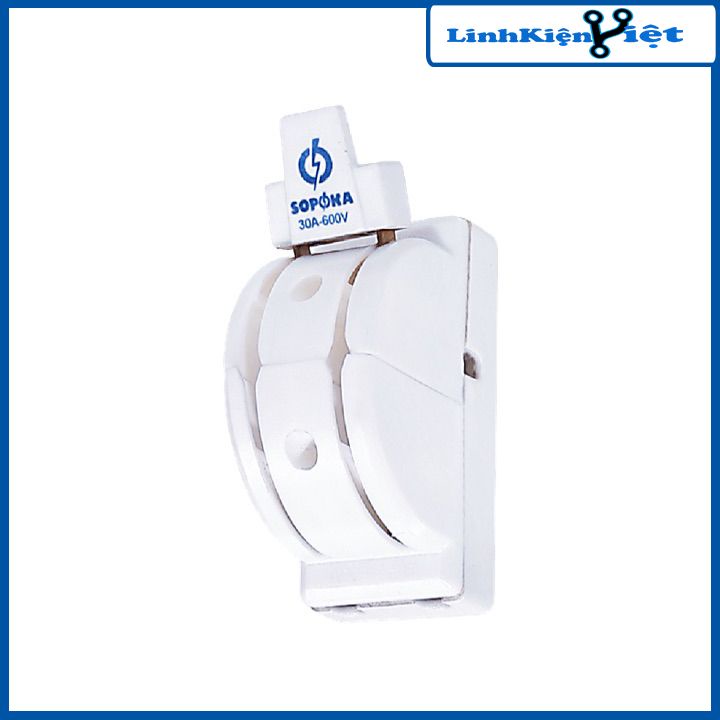 Cầu dao đế sứ đảo chiều 2 pha / 3 pha 30A-600V SOPOKA