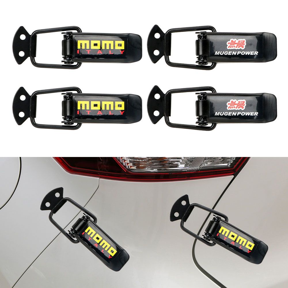 Set 2 Kẹp Khóa Cố Định Tấm Chắn Trước Xe Hơi / Xe Tải Chất Lượng Cao