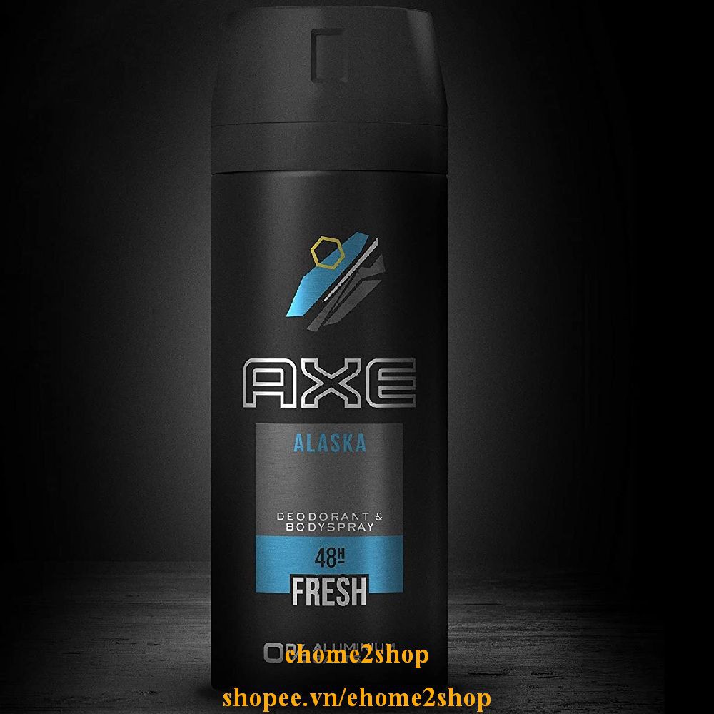 Xịt Khử Mùi Axe 150ml Alaska Longer, shopee.vn/ehome2shop.