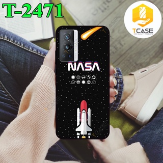 Ốp lưng nhám chống sốc in hình dành cho Vivo X70 Pro in hình không gian vũ trụ nasa