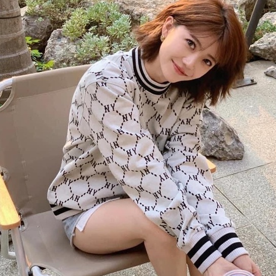 ẢNH THẬT - Áo Sweater Dài Tay MLB Diamond Monogram 2022 VNXK - ÁO THUN NAM NỮ SWT HÀNG XUẤT DƯ FULLTAG