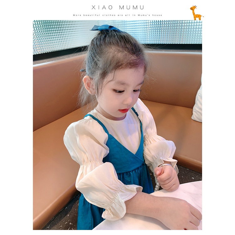Đầm Công Chúa Chất Liệu Cotton Nguyên Chất Thời Trang Mùa Hè Phong Cách Hàn Quốc Năm Mới Cho Bé Gái