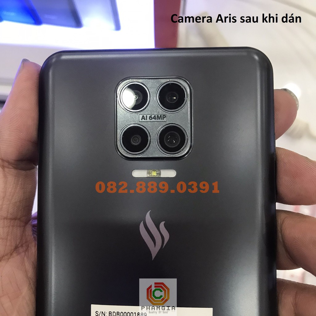 Dán cường lực camera dành cho Vsmart Aris 5G siêu sắc nét