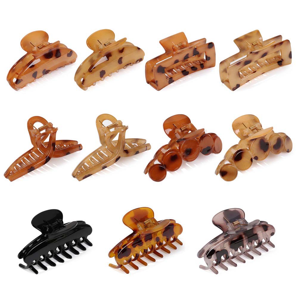 Kẹp Tóc Họa Tiết Da Báo Nhiều Màu Thời Trang Cho Nữ