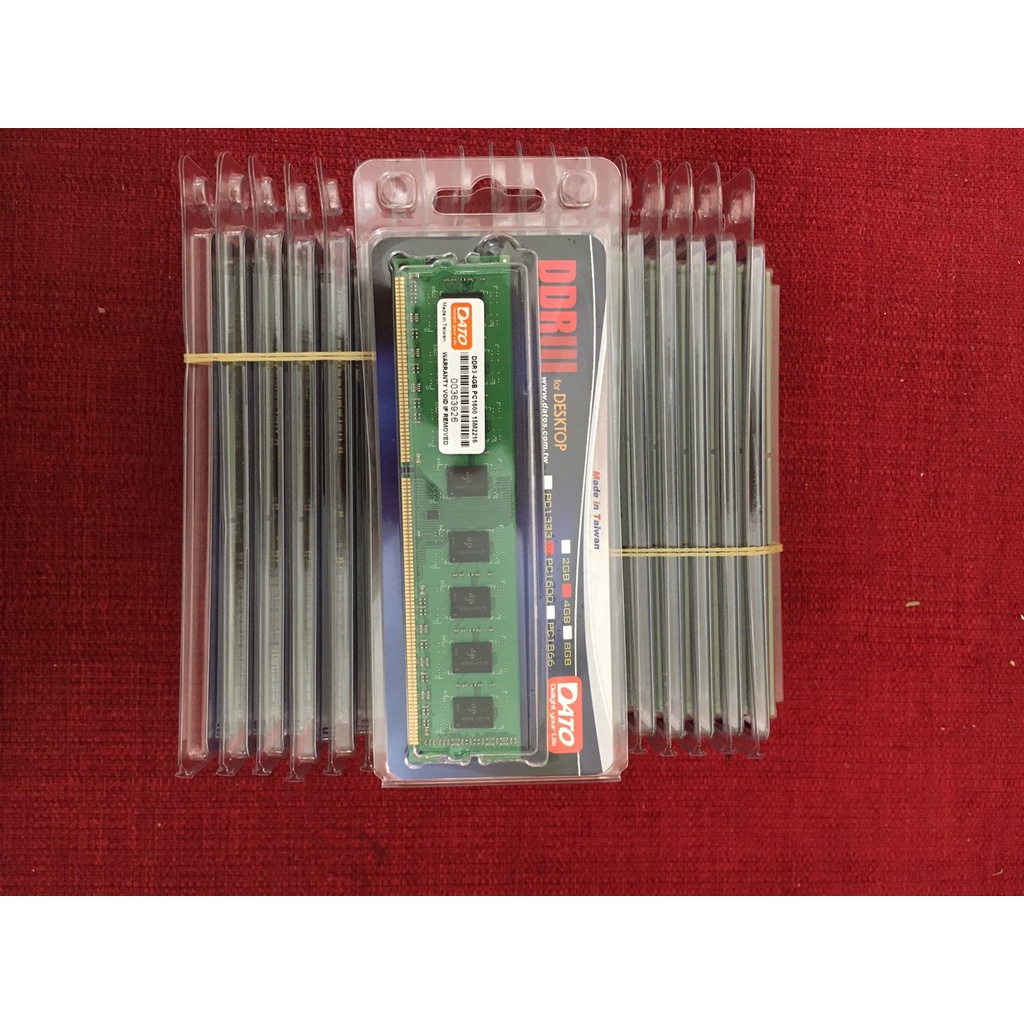 Ram PC hãng Dato 4GB/8GB - DDR3/DDR4 - Bus1600Hz/ 2666Hz - Hàng mới chính hãng
