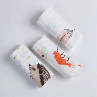 Set 3 khăn sữa Muslin tree cho bé