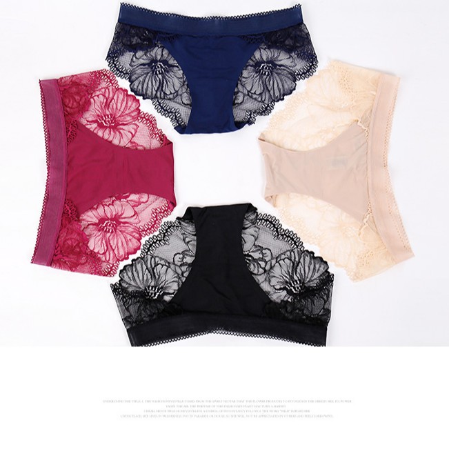 𝐐𝐮𝐚̂̀𝐧 𝐜𝐡𝐢𝐩 𝐫𝐞𝐧 sexy bigsize M L 62kg 🔥SIÊU SALE🔥 Quần Lót Nữ Sexy Đúc Su Ren Hoa mặc trong váy ngủ | BigBuy360 - bigbuy360.vn