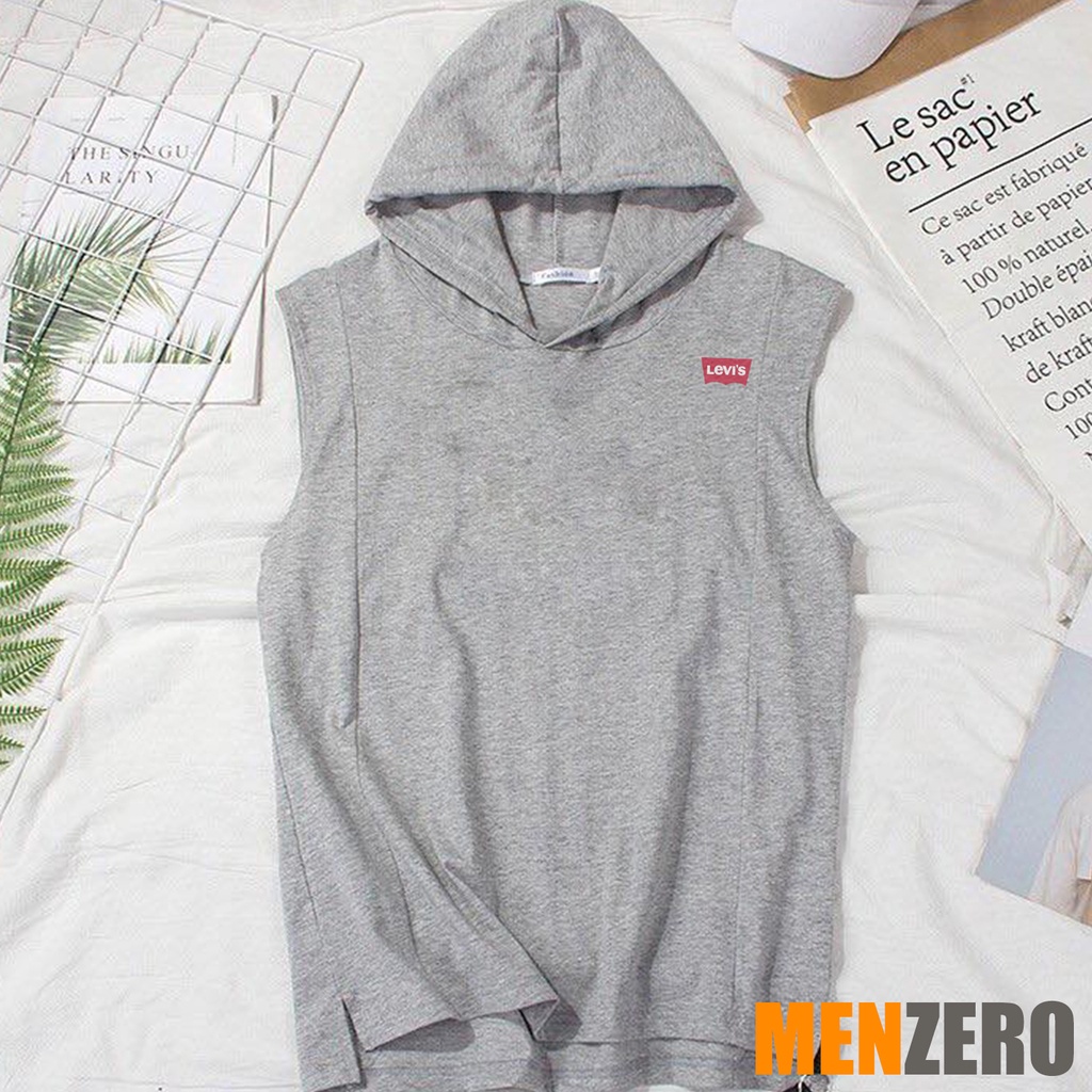 ÁO THUN KHOÁC NAM TANKTOP SÁT NÁCH CÓ NÓN | BigBuy360 - bigbuy360.vn