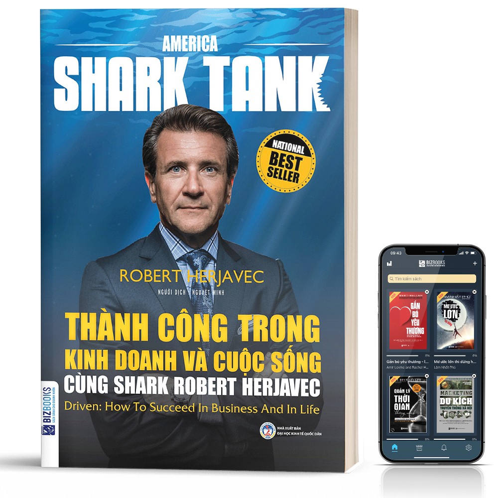 Sách Thành công trong kinh doanh và cuộc sống cùng Shark Robert Herjavec  - BizBooks