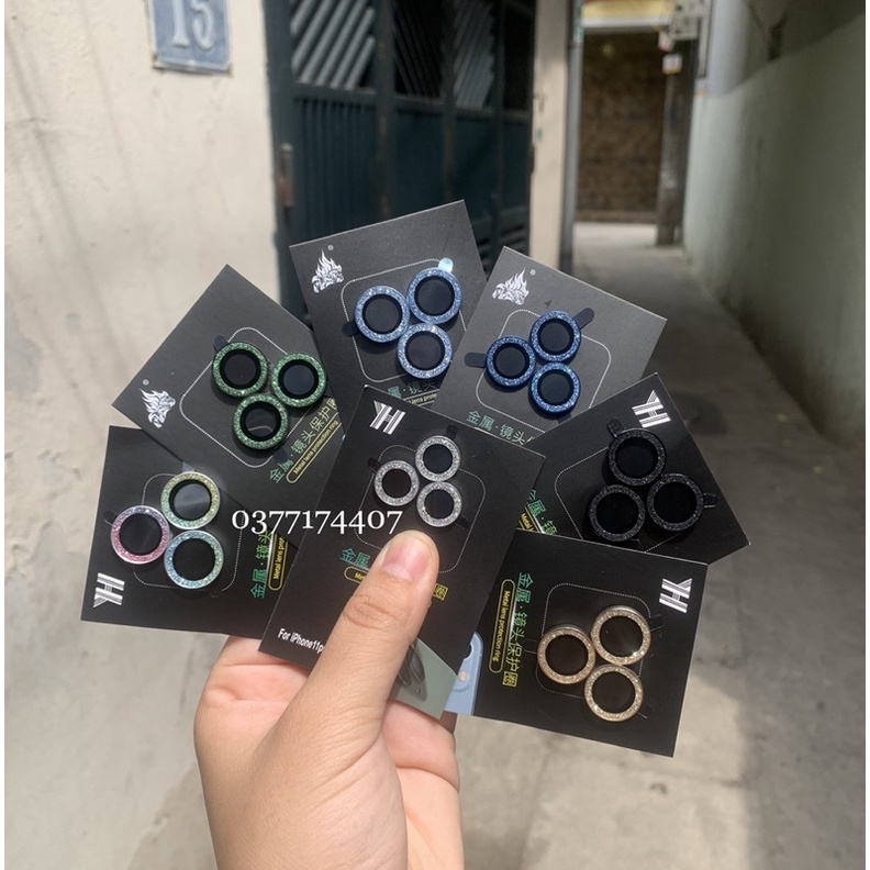 _Bộ 3 dán mắt camera iPhone 14 Pro max, Plus 13 mini 12 Pro, 12 Pro Max, 11 Pro max cực nổi bật titan