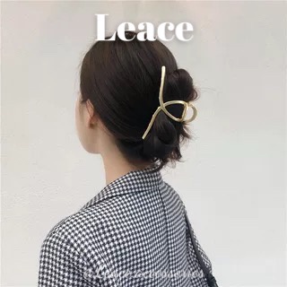 Kẹp tóc, cặp tóc càng cua kim loại phong cách Hàn Quốc HDC014-019 Leace.accessories