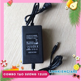 COMBO ĐỘNG CƠ TẠO SƯƠNG 24V 12LED