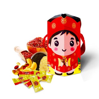 MỸ NGỌC - [BAO BÌ LỄ TẾT] D210g Kẹo LỤC SẮC Ông xã - [Holiday Packaging] Six colors Candy 200g