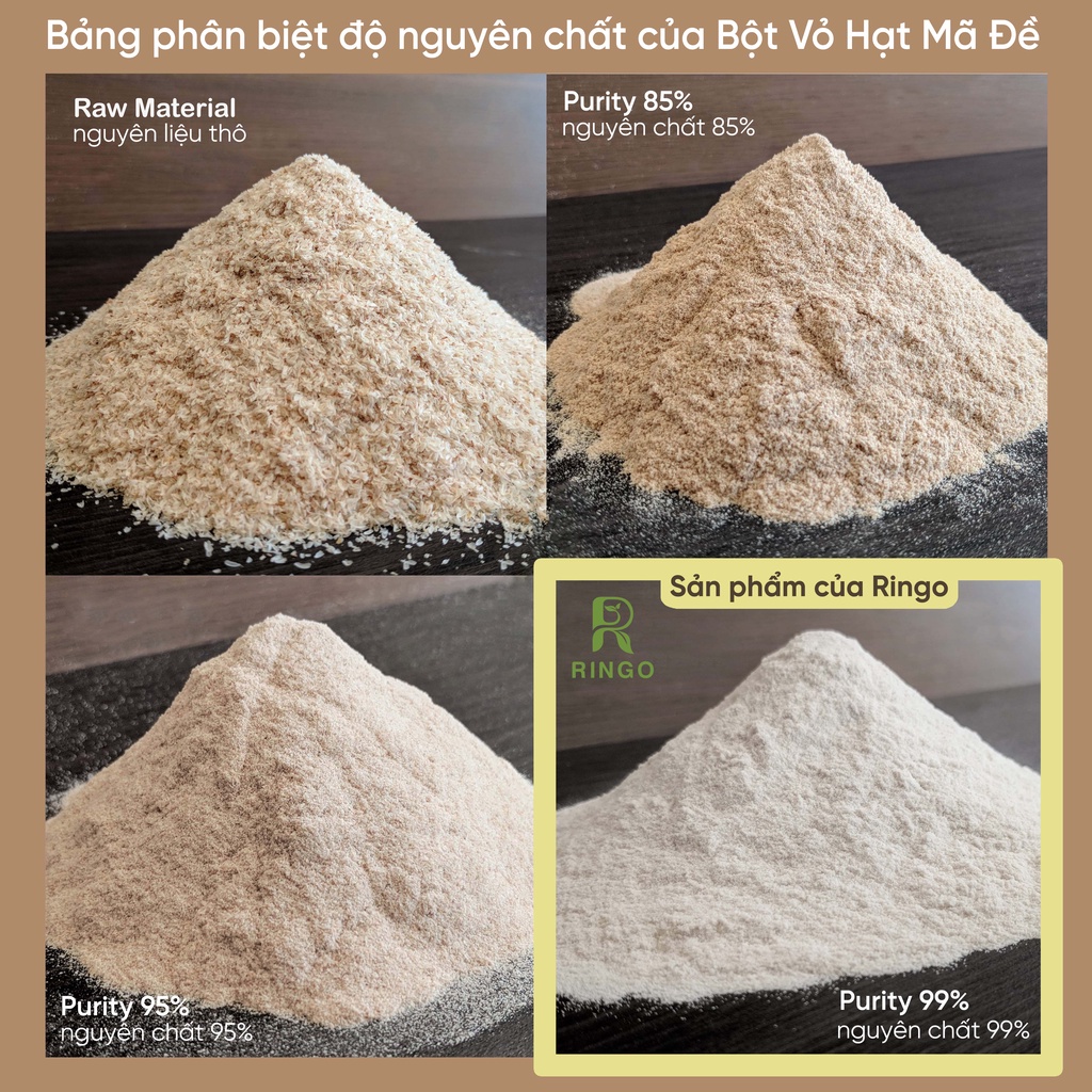 Bột Vỏ Hạt Mã Đề  Psyllium Husk Powder