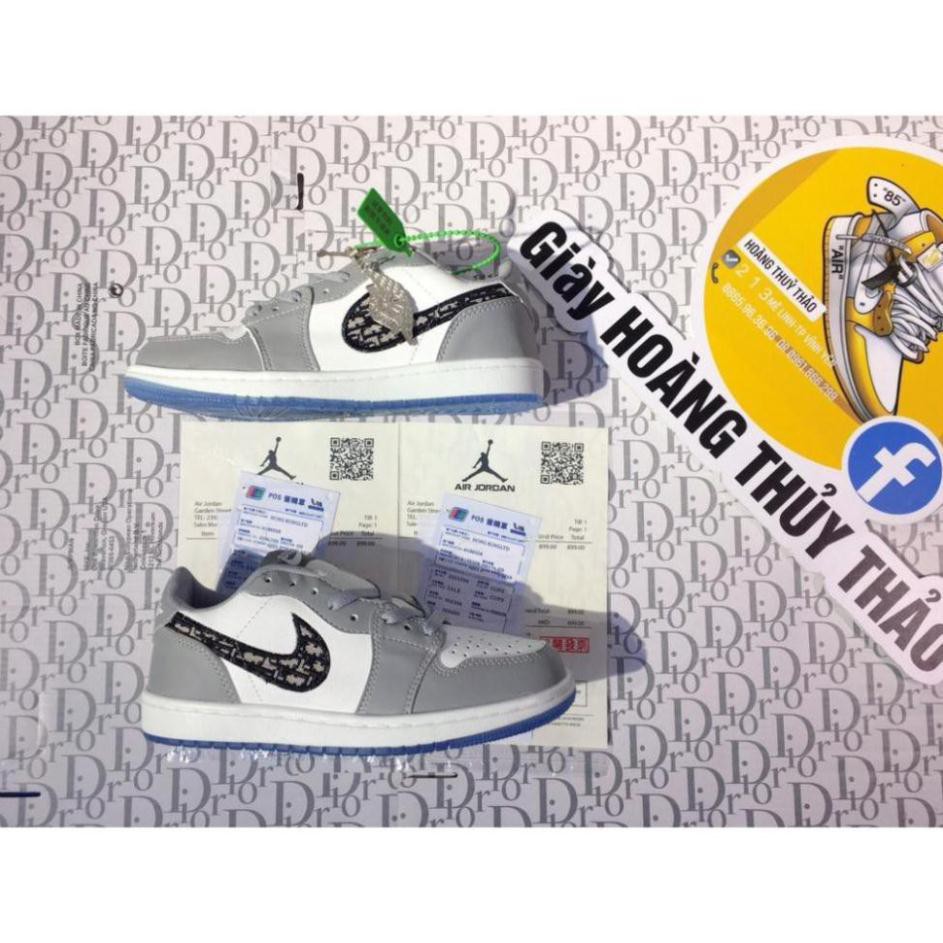 Giày thể thao Jodan dior màu xám cao cổ và thấp cổ 2021 | BigBuy360 - bigbuy360.vn