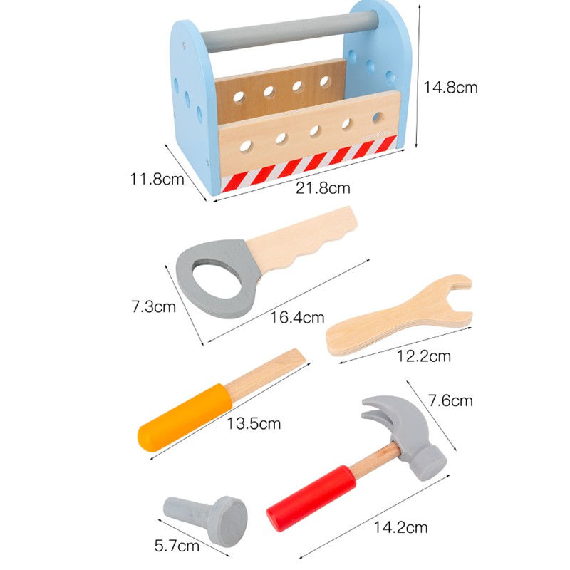 Bộ Đồ Chơi Hình Đồng Hồ Bằng Gỗ Cho Bé