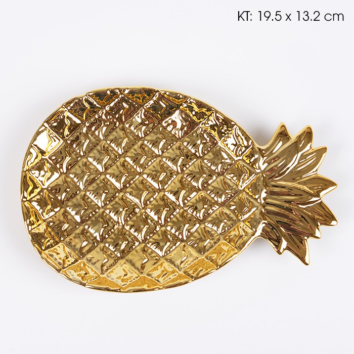 HOT DEAL⚡ Đĩa để đồ ăn quả dứa cute CỰC XỊN