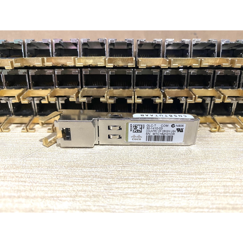 Cisco GLC-T | Phụ kiện quang chuyển đổi SFP to RJ45 1000BASE-T, dùng cho các dòng thiết bị của Cisco