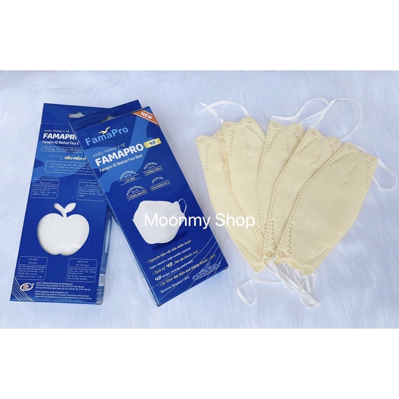 Hộp 10 cái khẩu trang 4d Famapro/ khẩu trang kf94 Famapro 4d(10cái/hộp)