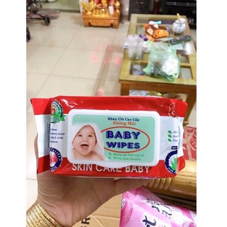 Khăn ướt baby wipes 80gr tờ không mùi