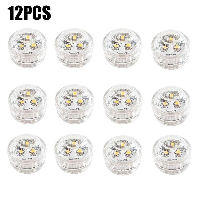 Đèn Led Tròn Nhiều Màu Sắc 3cm Chống Thấm Nước
