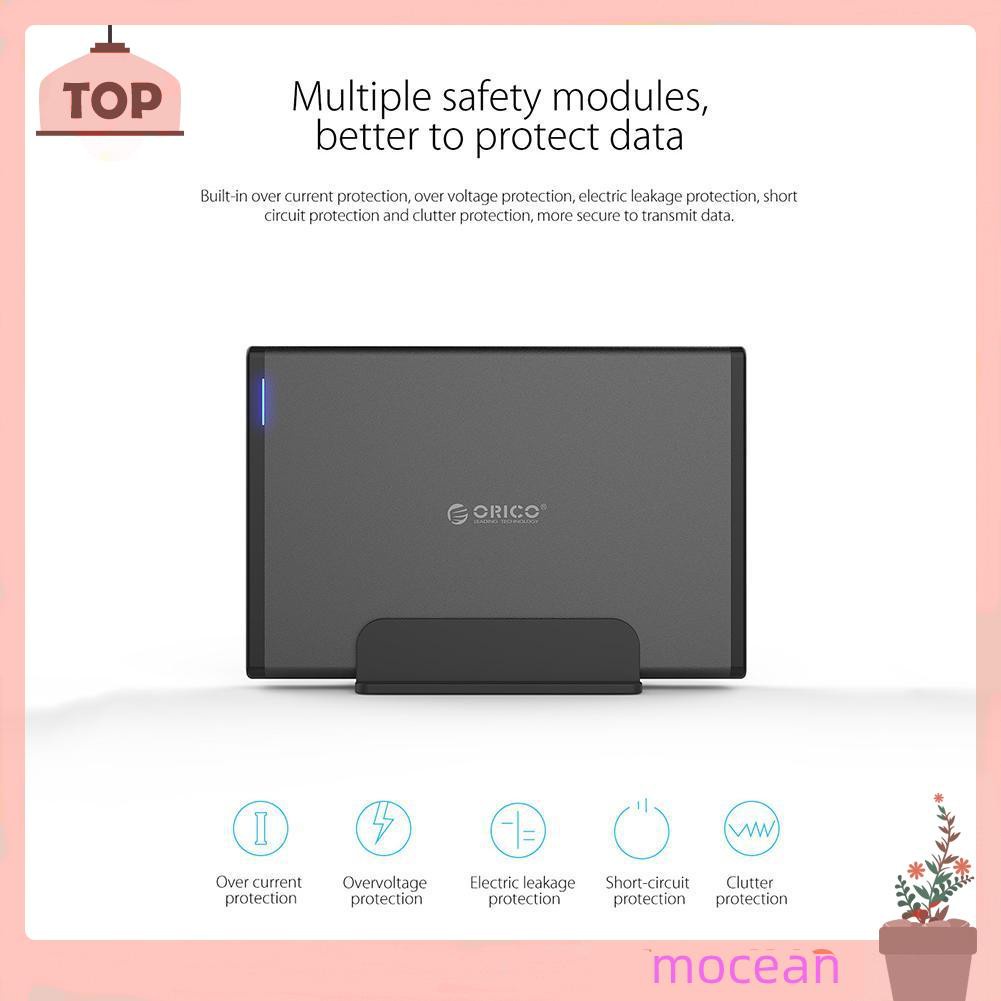 Hộp Đựng Ổ Cứng Ngoài Mocean Orico 7688c3 3.5 Inch Type-C Usb3.1 | BigBuy360 - bigbuy360.vn